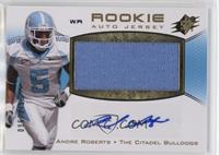 Rookie Auto Jersey - Andre Roberts #/375
