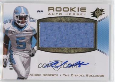 2010 SPx - [Base] #128 - Rookie Auto Jersey - Andre Roberts /375
