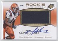 Rookie Auto Jersey - Mike Williams #/375