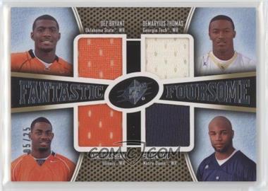 2010 SPx - Fantastic Foursome #FF-BTBT - Dez Bryant, Demaryius Thomas, Arrelious Benn, Golden Tate /25