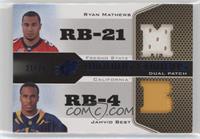 Ryan Mathews, Jahvid Best #/25