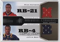 Ryan Mathews, Jahvid Best #/99