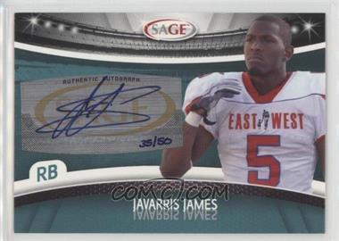 2010 Sage - Autographs - Platinum #A-26 - Javarris James /50