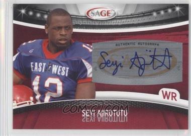 2010 Sage - Autographs - Red #A-1 - Seyi Ajirotutu