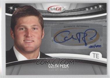 2010 Sage - Autographs - Silver #A-36 - Colin Peek /400