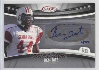 2010 Sage - Autographs - Silver #A-48 - Ben Tate /400