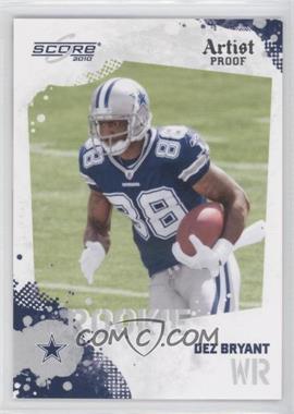 2010 Score - [Base] - Artist Proof #334 - Dez Bryant /32