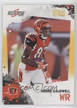 2010 Score - [Base] - Gold Zone #56 - Andre Caldwell /299