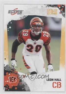 2010 Score - [Base] - Gold Zone #64 - Leon Hall /299