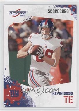 2010 Score - [Base] - Scorecard #193 - Kevin Boss /499