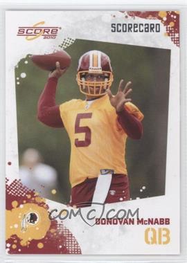 2010 Score - [Base] - Scorecard #221 - Donovan McNabb /499