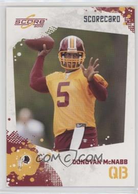 2010 Score - [Base] - Scorecard #221 - Donovan McNabb /499