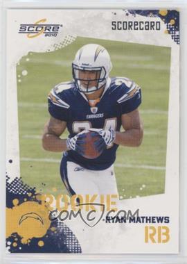 2010 Score - [Base] - Scorecard #386 - Ryan Mathews /499