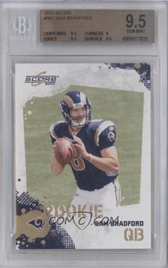 2010 Score - [Base] #387 - Sam Bradford [BGS 9.5 GEM MINT]