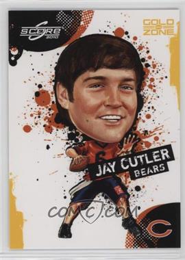 2010 Score - NFL Players - Gold Zone #12 - Jay Cutler /299 [EX to NM]
