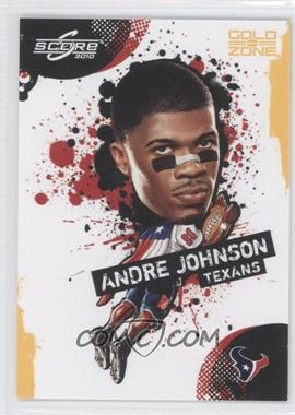2010 Score - NFL Players - Gold Zone #3 - Andre Johnson /299