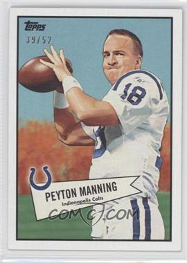 2010 Topps - 1952 Bowman Design - Grayback #52B-1 - Peyton Manning /52