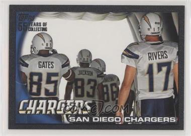 2010 Topps - [Base] - Black #216 - San Diego Chargers Team /55