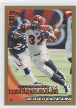 2010 Topps - [Base] - Gold #260 - Cedric Benson /2010