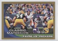 Classic Matchups - Favre vs. Packers (Checklist 3 of 5) #/2,010