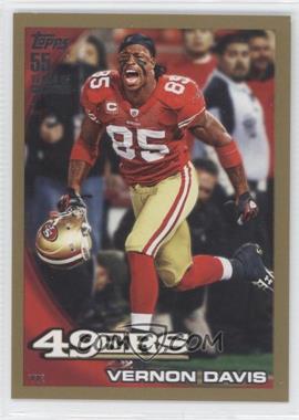 2010 Topps - [Base] - Gold #329 - Vernon Davis /2010