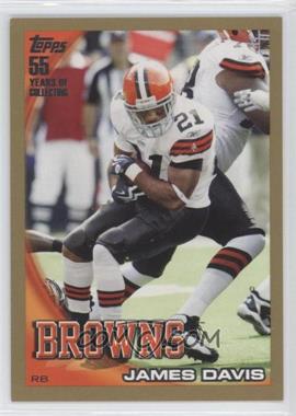 2010 Topps - [Base] - Gold #334 - James Davis /2010