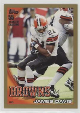 2010 Topps - [Base] - Gold #334 - James Davis /2010