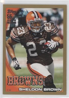 2010 Topps - [Base] - Gold #71 - Sheldon Brown /2010