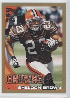 2010 Topps - [Base] - Gold #71 - Sheldon Brown /2010