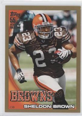 2010 Topps - [Base] - Gold #71 - Sheldon Brown /2010