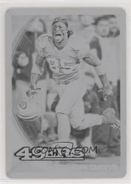 2010 Topps - [Base] - Printing Plate Black #329 - Vernon Davis /1