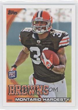 2010 Topps - [Base] #132.1 - Montario Hardesty (Running Toward Camera)