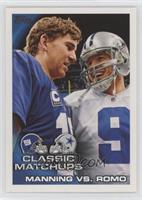 Classic Matchups - Manning vs. Romo (Checklist 2 of 5) [EX to NM]