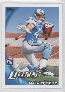 2010 Topps - [Base] #268.2 - Jahvid Best (Holding Ball)