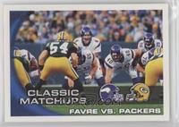 Classic Matchups - Favre vs. Packers (Checklist 3 of 5) [EX to NM]