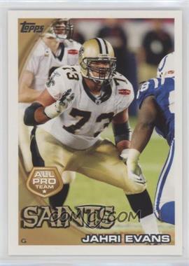 2010 Topps - [Base] #319 - Jahri Evans