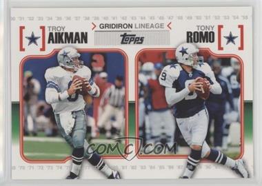 2010 Topps - Gridiron Lineage #GL-AR - Troy Aikman, Tony Romo