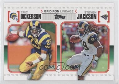 2010 Topps - Gridiron Lineage #GL-DJ - Eric Dickerson, Steven Jackson