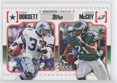 2010 Topps - Gridiron Lineage #GL-DM - Tony Dorsett, LeSean McCoy