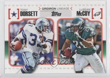 2010 Topps - Gridiron Lineage #GL-DM - Tony Dorsett, LeSean McCoy