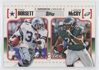 Tony Dorsett, LeSean McCoy