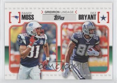 2010 Topps - Gridiron Lineage #GL-MBR - Randy Moss, Dez Bryant