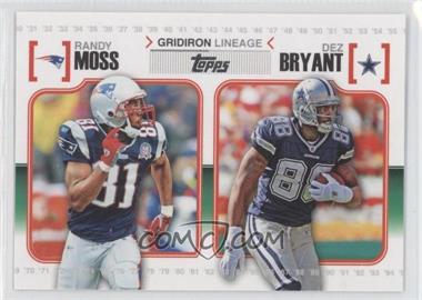 2010 Topps - Gridiron Lineage #GL-MBR - Randy Moss, Dez Bryant