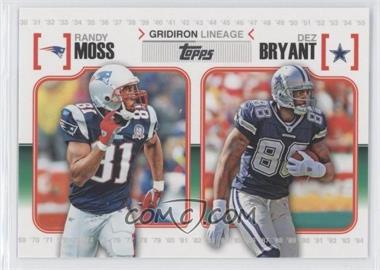 2010 Topps - Gridiron Lineage #GL-MBR - Randy Moss, Dez Bryant