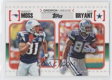 2010 Topps - Gridiron Lineage #GL-MBR - Randy Moss, Dez Bryant