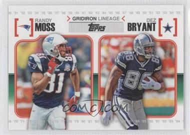 2010 Topps - Gridiron Lineage #GL-MBR - Randy Moss, Dez Bryant