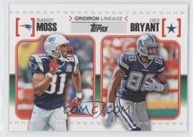 2010 Topps - Gridiron Lineage #GL-MBR - Randy Moss, Dez Bryant