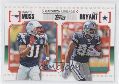 2010 Topps - Gridiron Lineage #GL-MBR - Randy Moss, Dez Bryant