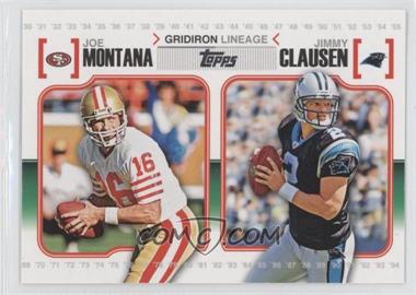 2010 Topps - Gridiron Lineage #GL-MC - Joe Montana, Jimmy Clausen