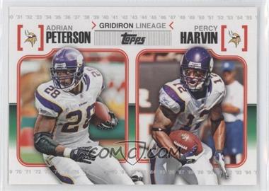 2010 Topps - Gridiron Lineage #GL-PH - Adrian Peterson, Percy Harvin